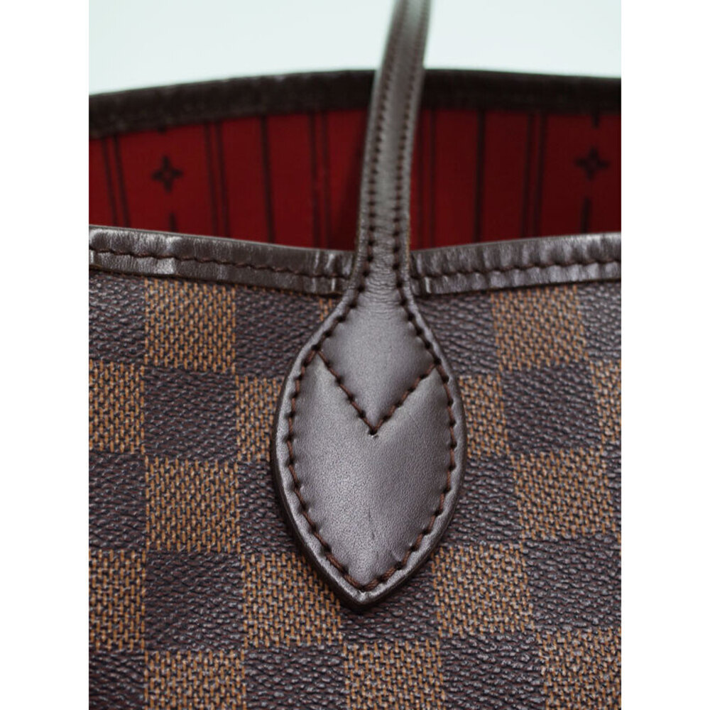 Louis Vuitton Damier Ebene Brown Neverfull Tote Bag - Picture 4 of 8